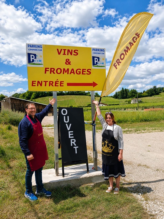 L'entrée de la boutique